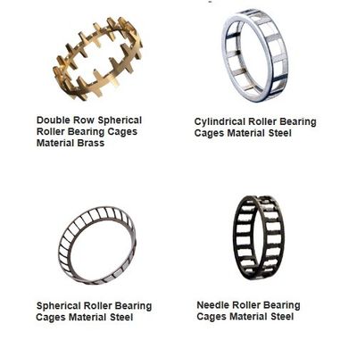 Double Row Spherical Roller Bearing Cages Material Brass For Two Rows Of Symmetrical Rollers