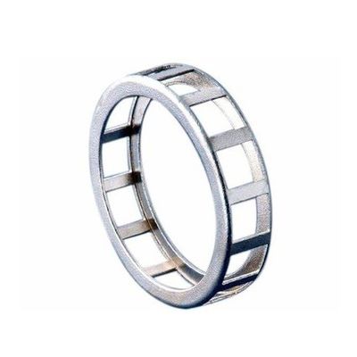 ISO Cylindrical Roller Bearing Cages Material Steel Single Row Bearing Cage